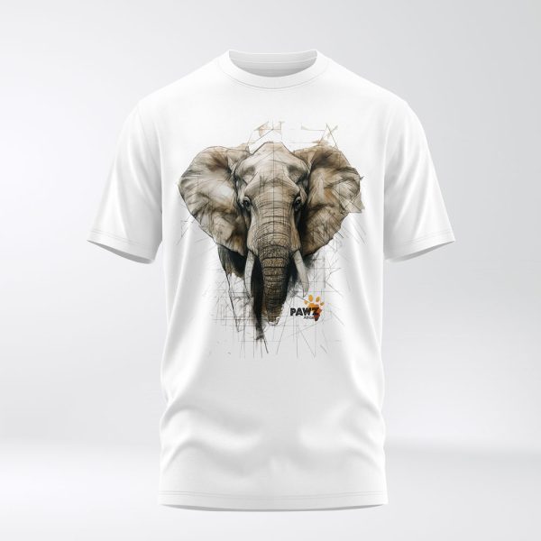 White elephant crew neck t-shirt