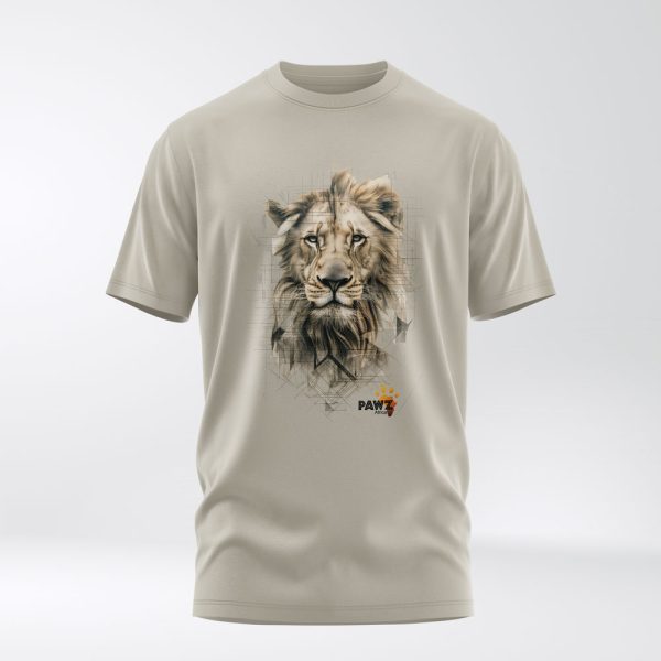 Stone lion crew neck t-shirt